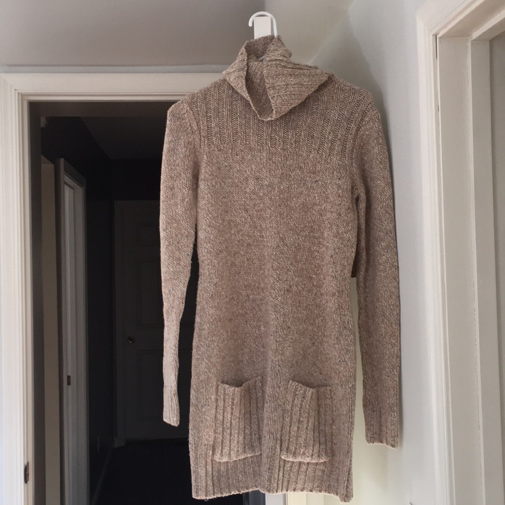 Ruff Hewn Turtleneck Sweater Dress